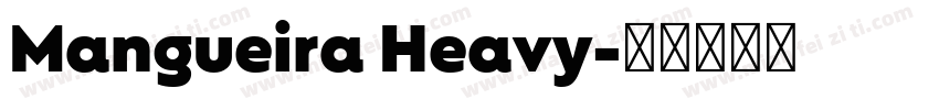 Mangueira Heavy字体转换